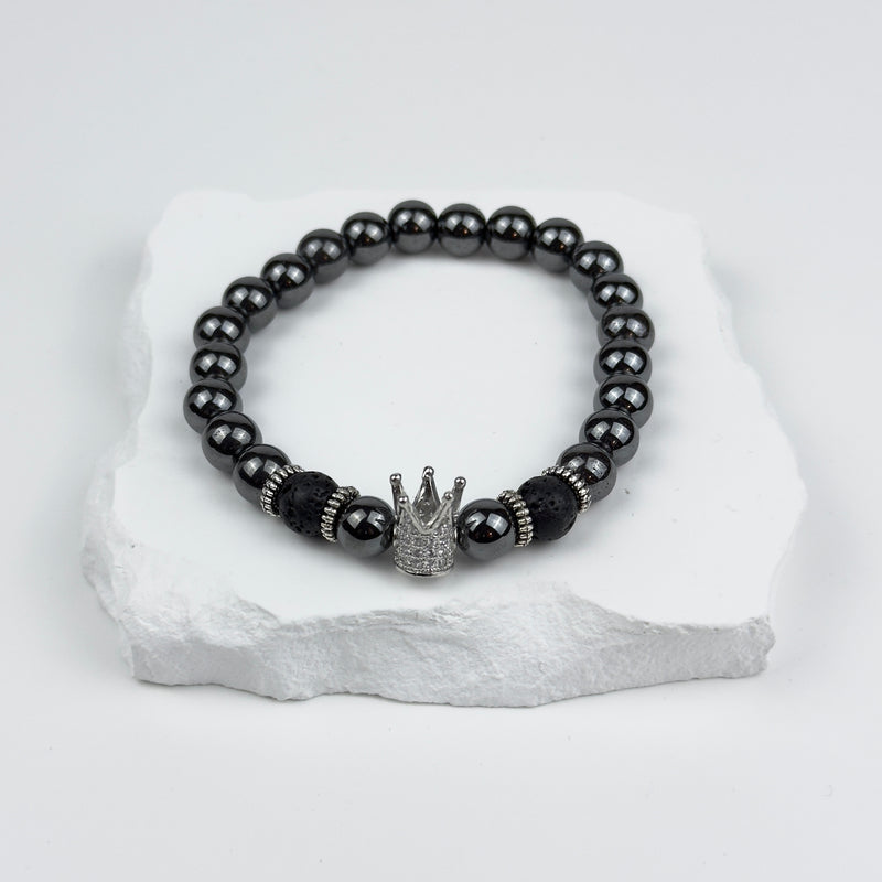 BRACELET CROWN - SILVER