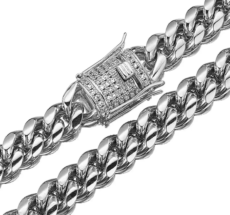 CUBAN BRACELET LUXURY - SILVER (8MM)