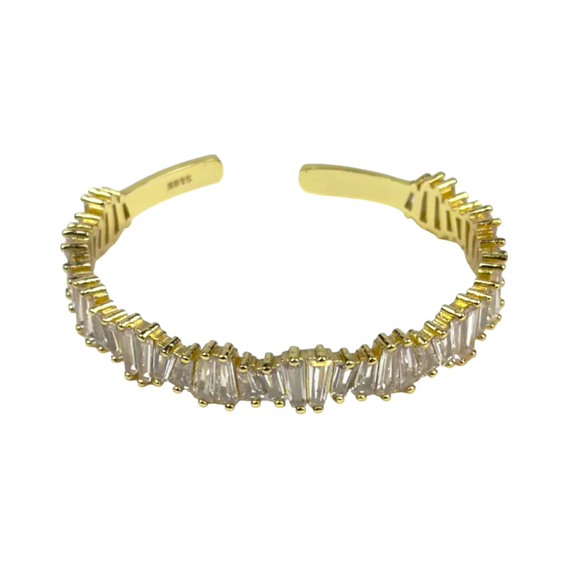 BRACELET CLEAR - SILVER S925 (GOLD)