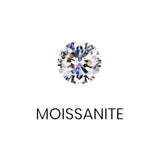 DIAMANT-HALSKETTE BLAUER MOISSANITE S925 – WEISSGOLD