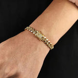 CUBAN BRACELET LUXURY - GOLD (8MM)