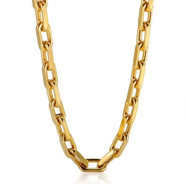 ANCHOR NECKLACE - GOLD (8MM)