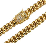 CUBAN NECKLACE LUXURY - GOLD (8MM)