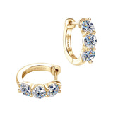 EARRINGS LUSSO MOISSANITE S925 - GOLD