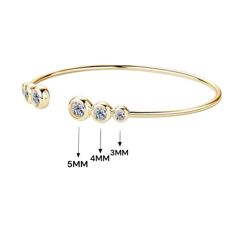 DIAMOND BRACELET MOISSANITE S925 - GOLD