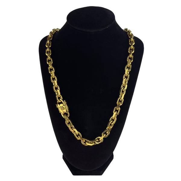 ANCHOR NECKLACE LUXURY - GOLD (10MM)