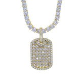 DIAMOND TRAY PENDANT - GOLD