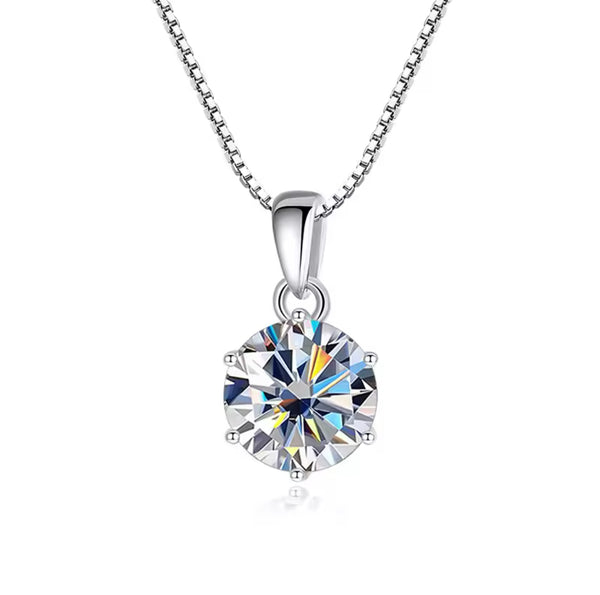 DIAMOND NECKLACE MOISSANITE S925 - SILVER