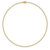 TENNIS NECKLACE LUXURY - GOLD (3MM)