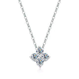 PALMARIA-HALSKETTE MOISSANITE S925 - SILBER