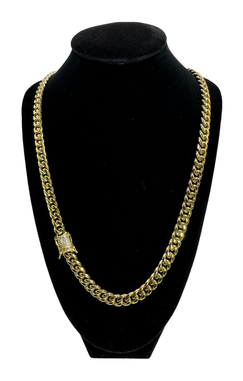 CUBAN NECKLACE LUXURY - GOLD (8MM)