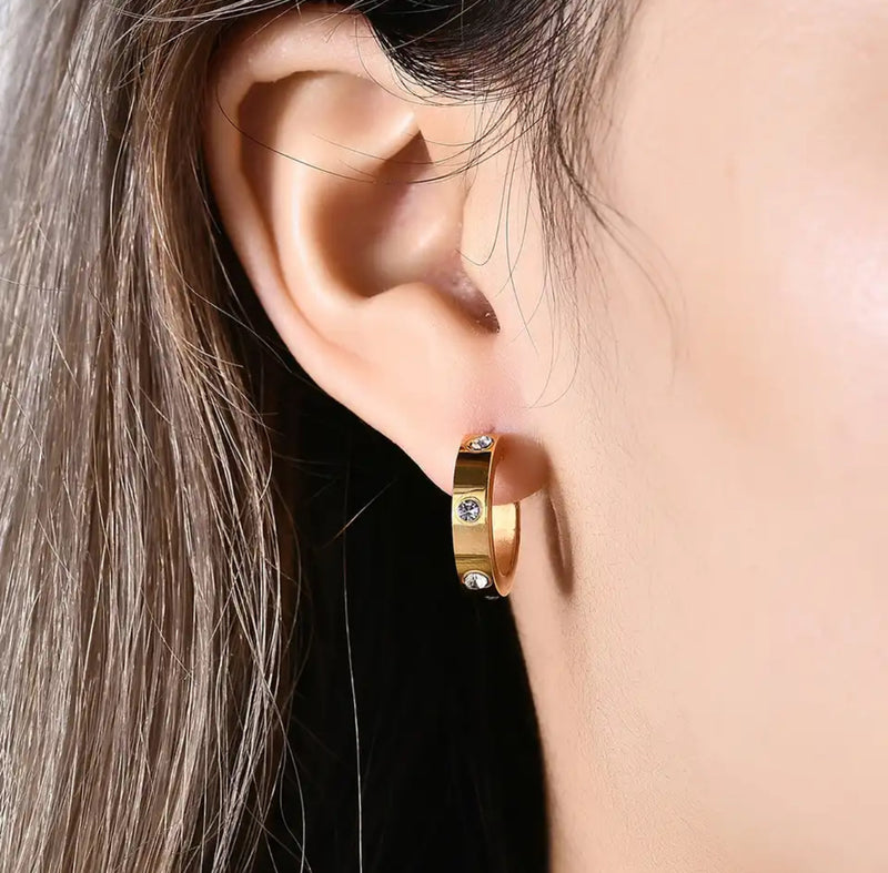 EARRINGS PARIS - GOLD