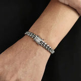 CUBAN BRACELET LUXURY - SILVER (8MM)