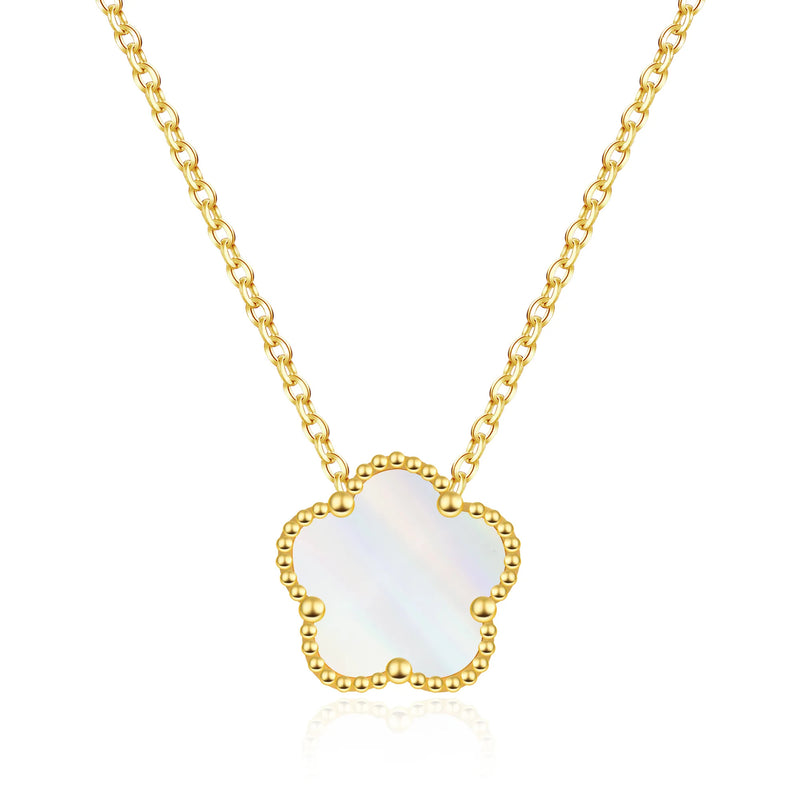 FIORI NECKLACE - GOLD/WHITE