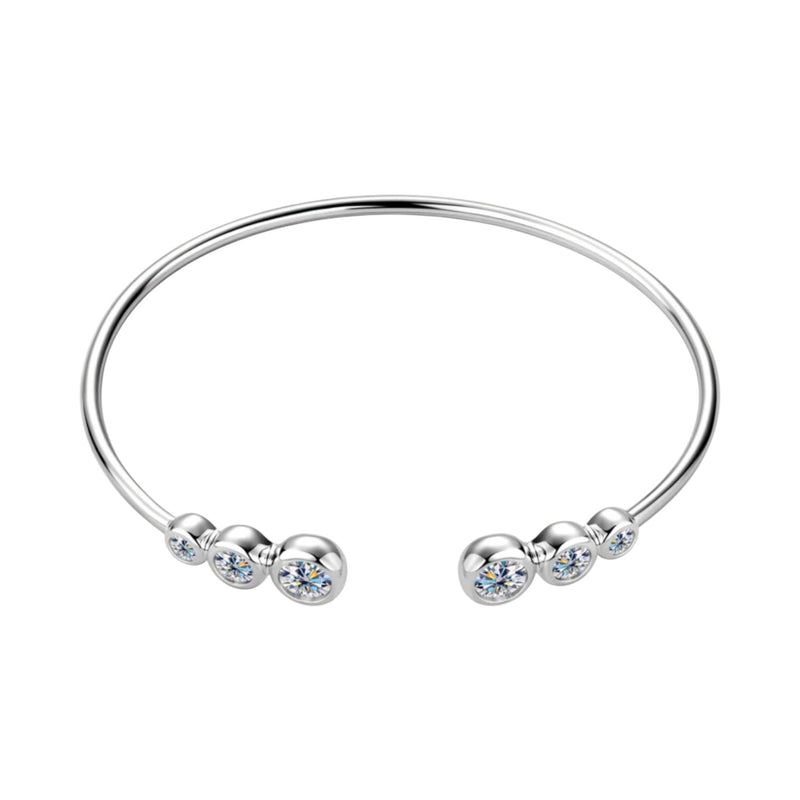 DIAMANT ARMBAND MOISSANITE S925 - SILBER