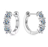 EARRINGS LUSSO MOISSANITE S925 - SILVER