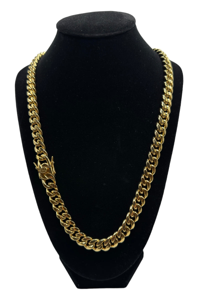 CUBAN NECKLACE LUXURY - GOLD (10MM)