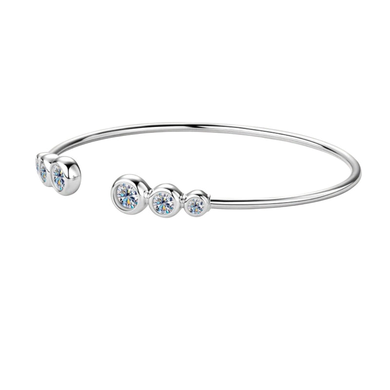 DIAMANT ARMBAND MOISSANITE S925 - SILBER