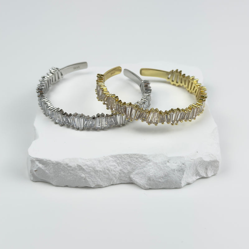 BRACELET CLEAR - SILVER S925 (GOLD)