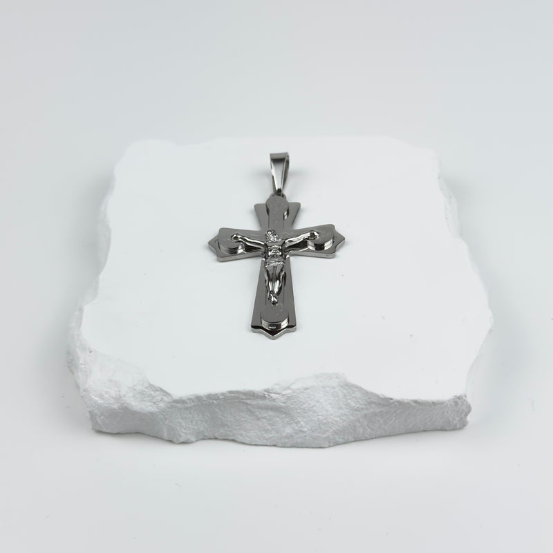 PENDANT CROSS - SILVER