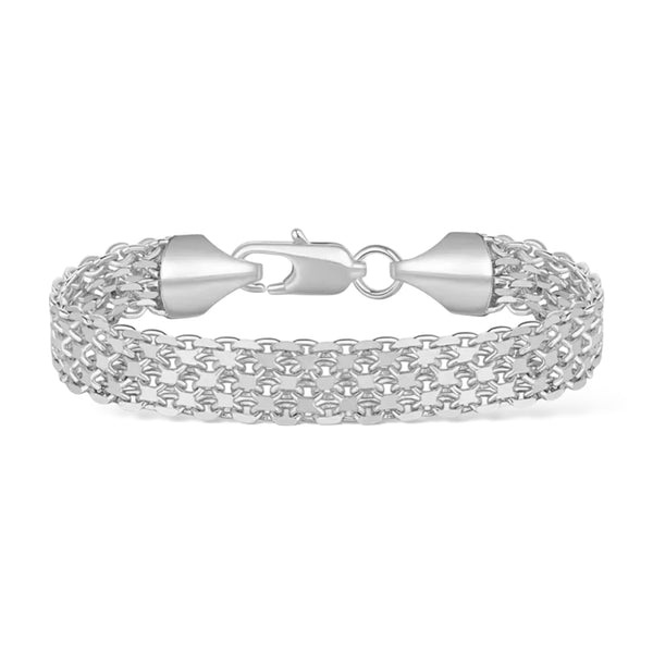 X link Armband – Silber