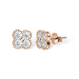 EARRINGS CHIARA MOISSANITE S925 - ROSE GOLD