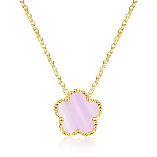 FIORI NECKLACE - GOLD/PINK