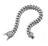 CUBAN BRACELET LUXURY - SILVER (10MM)