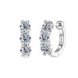 EARRINGS LUSSO MOISSANITE S925 - SILVER