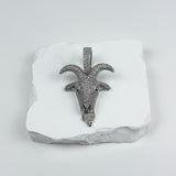 GOAT HEAD PENDANT - SILVER