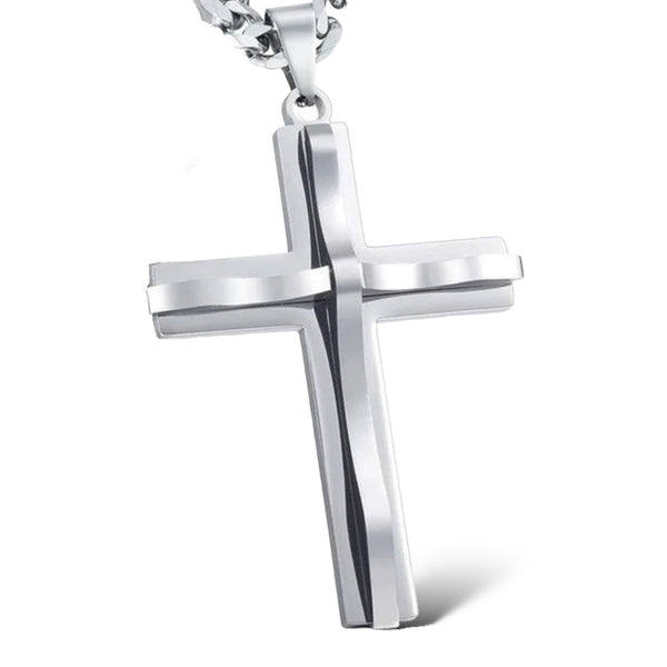 PENDANT CROSS - SILVER