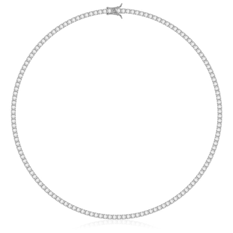 TENNIS NECKLACE LUXURY - SILVER (3MM)