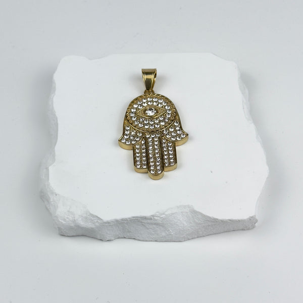 PENDANT HAND OF FATIMA V2 - GOLD