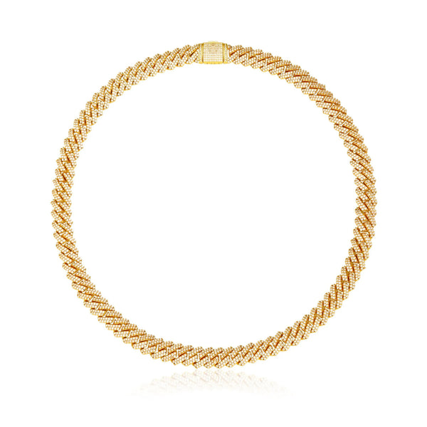 CUBAN ICE LUXURY NECKLACE - GOLD (10MM)