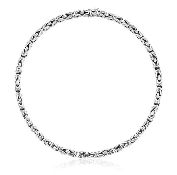 BYZANTINE NECKLACE LUXURY - SILVER