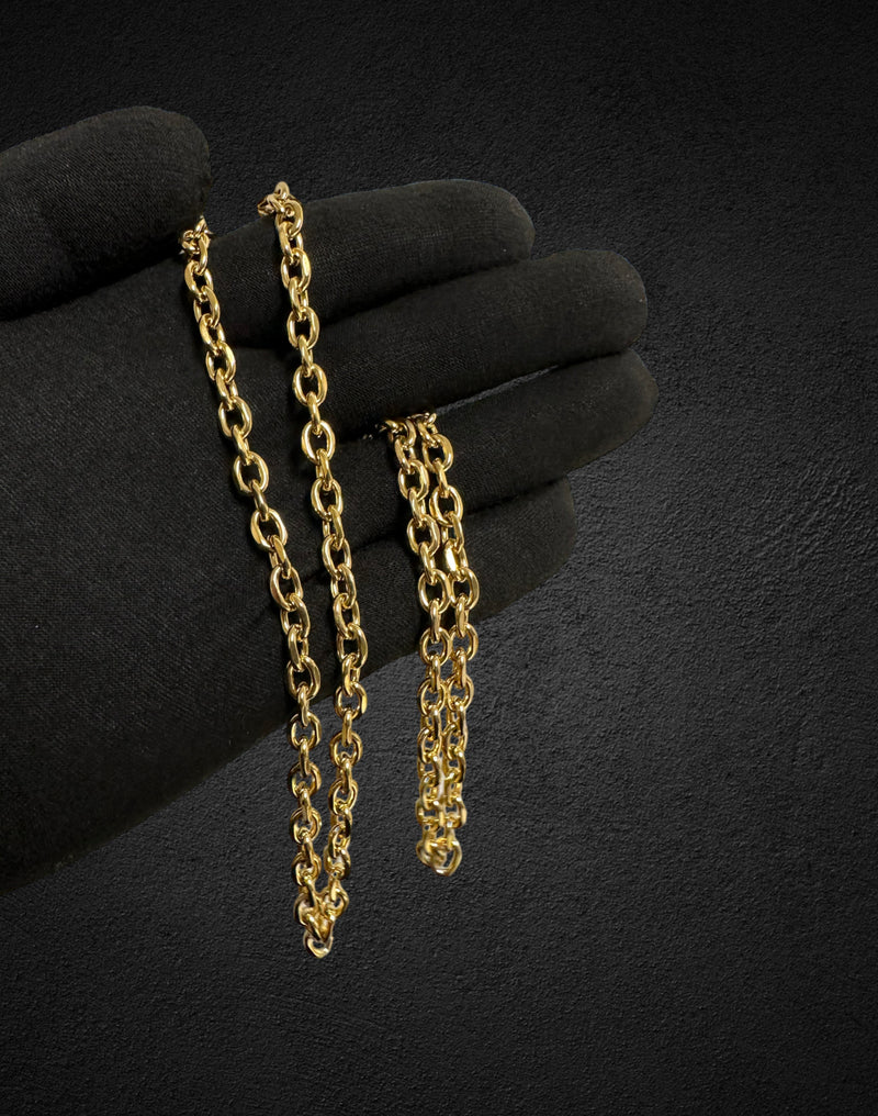 ANCHOR NECKLACE - GOLD (6MM)