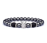 BRACELET CROWN - SILVER