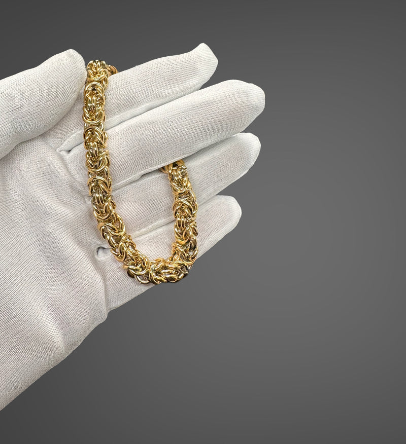 BYZANTINE K2 BRACELET - GOLD (8MM)